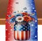 Linen Red White and Blue Vases Flowers Table Runner 4th of July Memorial Day Veterans Day Independence Day Tablecloth Patriotic Decorations and Supplies for Home Kitchen Table